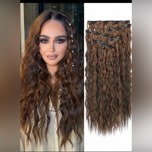 Synthetic extension hair